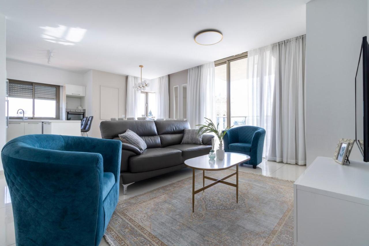 Luxury Three-Bedroom/Terrace Over Old City View Jerusalem Exterior foto